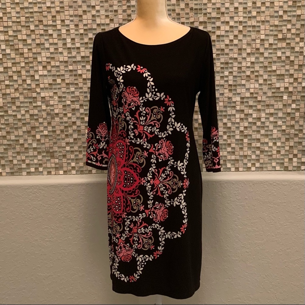 London Times pullover shift dress sz 8